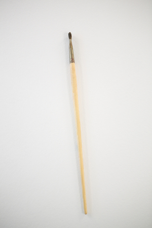 Filbert brush isolated on white background