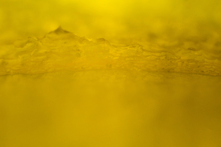 Yellow pepper under the microscope.の写真素材