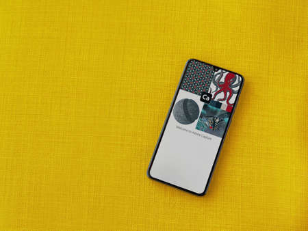Lod, Israel - July 8, 2020: Adobe Capture - Vector and Pattern Maker app play store page on the...