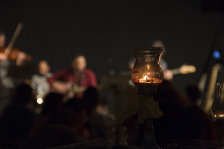 Concert of live music in San Benedetto del Trontoの写真素材