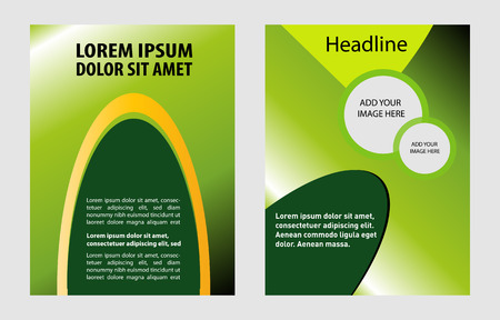 Brochure flyer designのイラスト素材