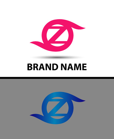 Letter z icon logo design template elementsのイラスト素材