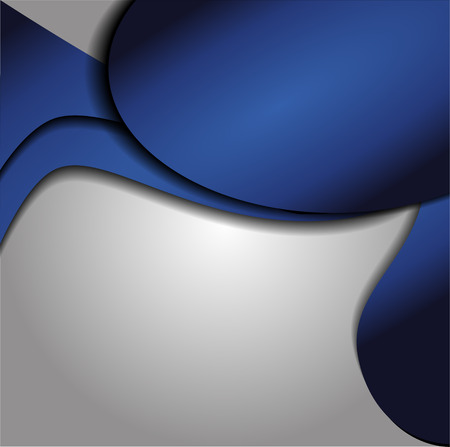 Blue background vector metal overlap dimension 3d color graphic text messages and message boardのイラスト素材
