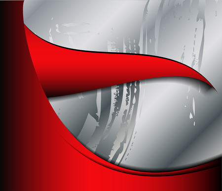 Vector abstract background. Overlap dimension line modern bar design for text and message.のイラスト素材