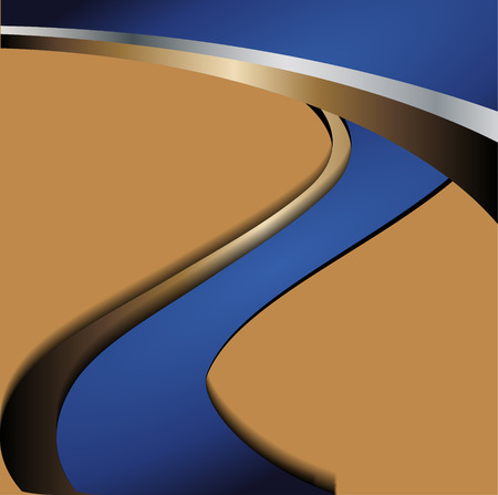 vector illustration background overlap dimension text message and message board for modern website designのイラスト素材