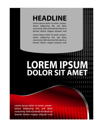 brochure designのイラスト素材