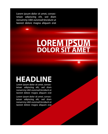 Brochure flyer designのイラスト素材