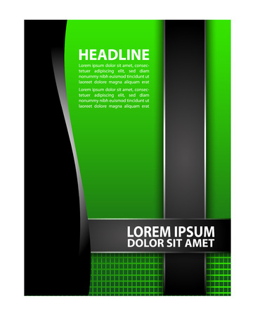 Vector Modern Flyer Designのイラスト素材