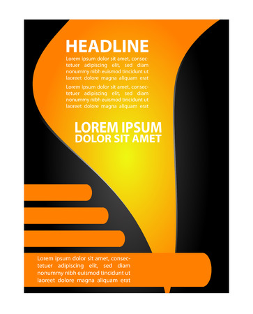 Modern Flyer Design backgroundのイラスト素材