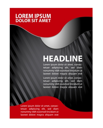 Vector design template Flyer Brochureのイラスト素材