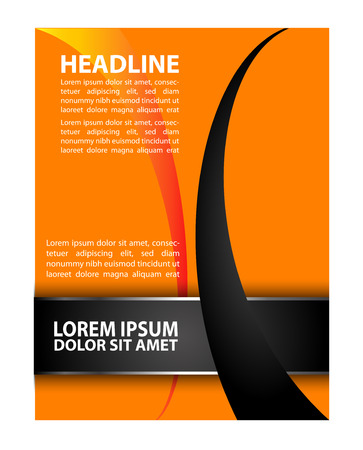 background flyer templateのイラスト素材