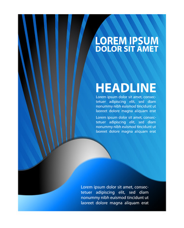 Vector business brochure, flyer templateのイラスト素材