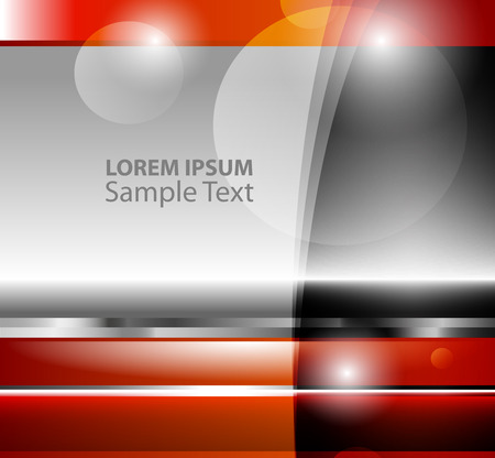 Vector red background space for text and graphic layers overlap message modern design artworkのイラスト素材