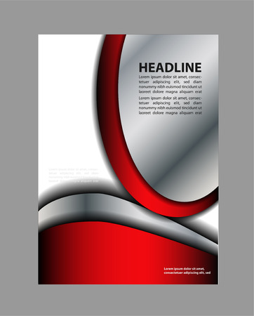 Professional business or corporate banner design layout design template. Magazine cover, publishing and print presentation. Abstract vector backgroundのイラスト素材