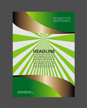 Flyer or Cover Design blue - Business Vectorのイラスト素材