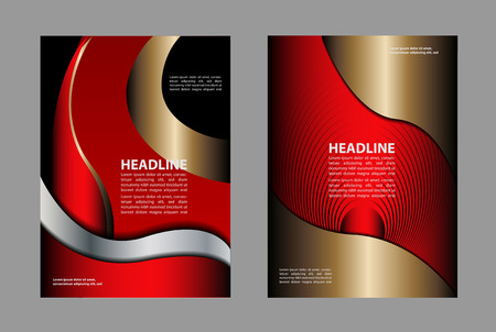 Professional business or corporate banner design layout design template. Magazine cover, publishing and print presentation. Abstract vector background.のイラスト素材