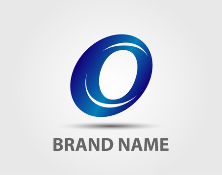 Letter O logo Vector Graphic Design Iconsのイラスト素材