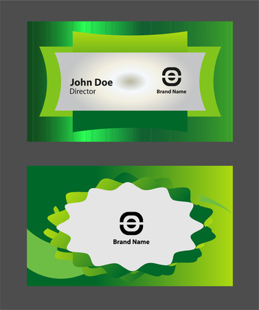 vector illustration business cardのイラスト素材