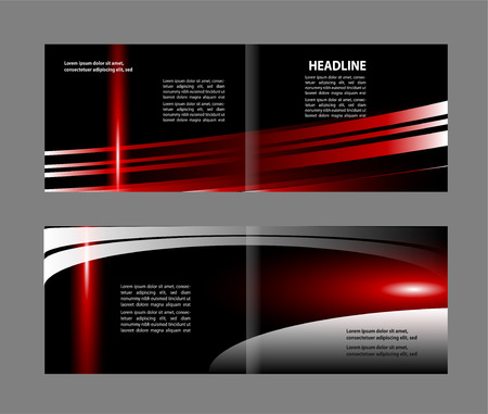 Template for advertising brochureのイラスト素材