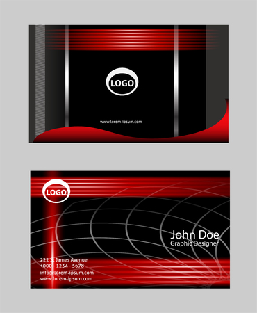 Business card templatesのイラスト素材
