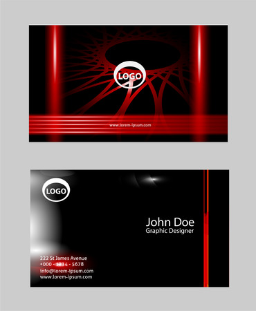 Modern Business Card designのイラスト素材