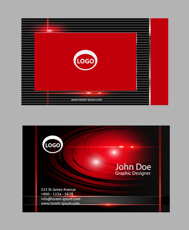 Modern business cardのイラスト素材