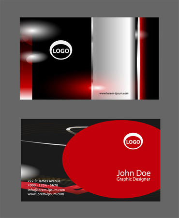 Professional business card or visiting card set setのイラスト素材