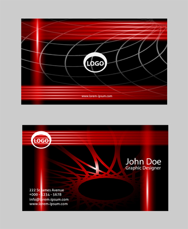 Business card templatesのイラスト素材