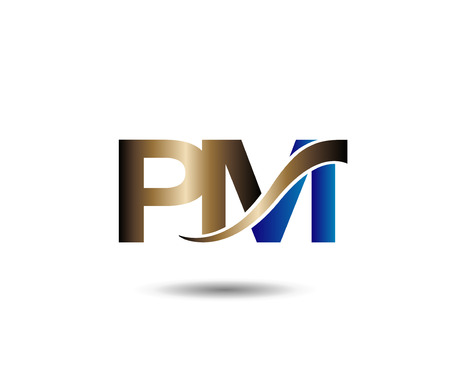 P and Mのイラスト素材
