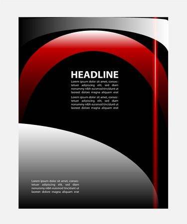 Professional business or corporate banner design layout design template. Magazine cover, publishing and print presentation. Abstract vector backgroundのイラスト素材