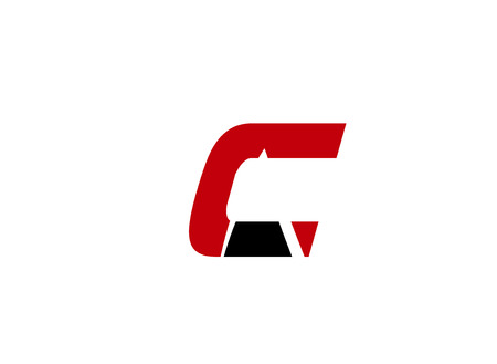Letter C logo design template Abstractのイラスト素材