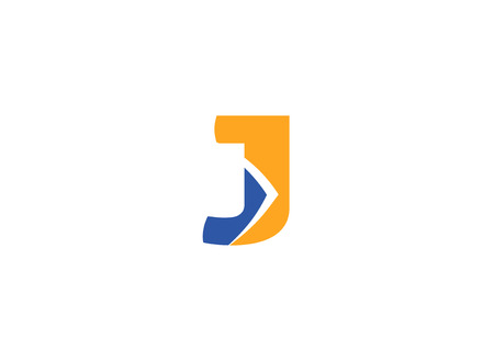 Alphabet icons - jのイラスト素材
