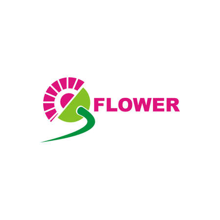 flower design logo - bioのイラスト素材