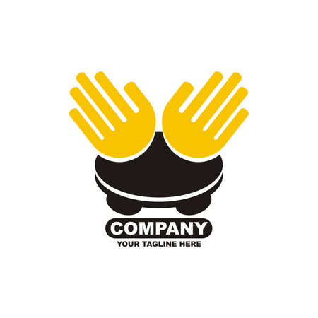 hand variation design logo vector - illustrationのイラスト素材