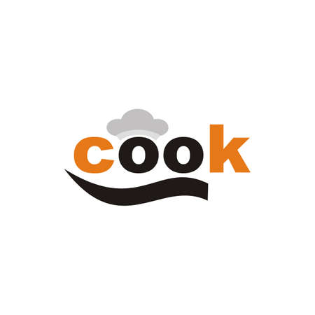 cook text designのイラスト素材