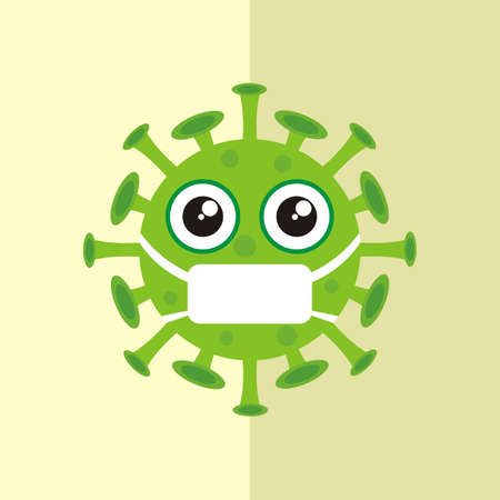 coronavirus design illustration - vectorのイラスト素材