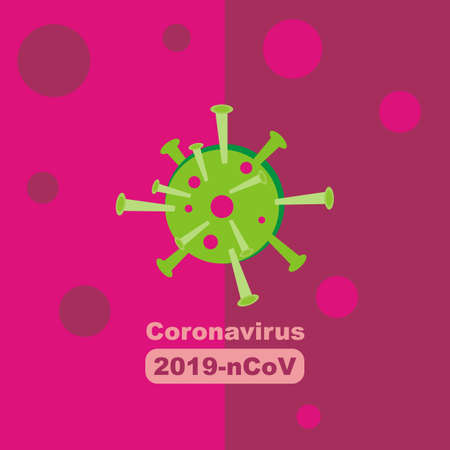 coronavirus design illustration - vectorのイラスト素材