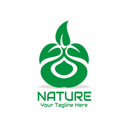 illustration vector graphic of plant with three green leaves, perfect for nature, ecology, botany, herb, food, agricultural, farm etcのイラスト素材