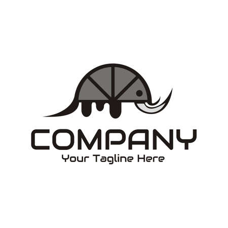 illustration vector graphic of black mite logo, perfect for animal, company, corporate, business, web, etc.のイラスト素材