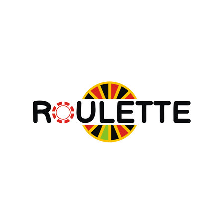 illustration vector graphic of poker chips with roulette, perfect for game, sport, gambling, play, fortune, lucky, etc.のイラスト素材