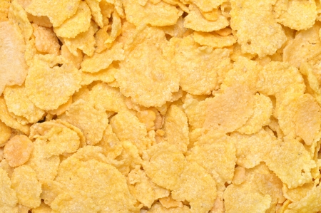 Corn flakes texture background  Healthy food for breakfast の写真素材