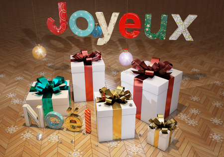 Merry Christmas - Merry NoÃ? "lの写真素材