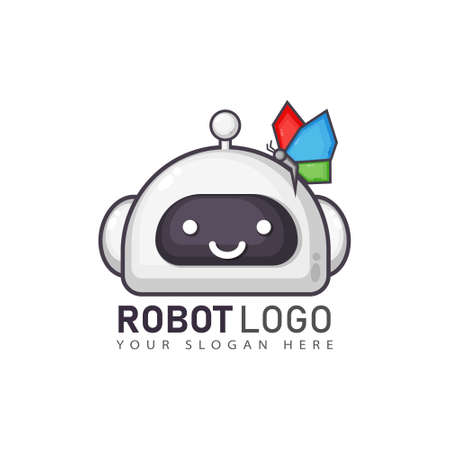 Cartoon robot designのイラスト素材