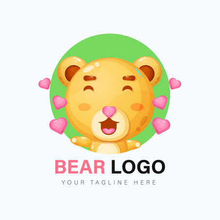 Cute bear designのイラスト素材