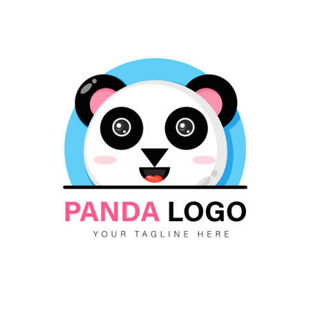 Cute panda designのイラスト素材