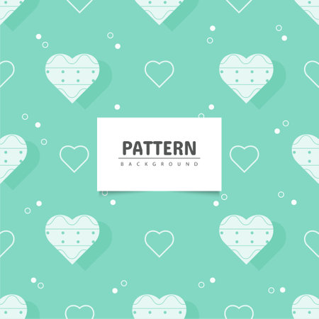 Heart seamless pattern designのイラスト素材