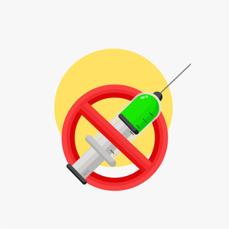 Stop drug icon designのイラスト素材