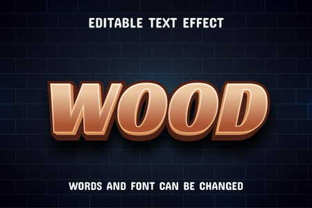 3d text effect editableのイラスト素材