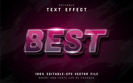 Best text effect with gradientのイラスト素材