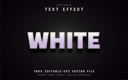 White text effectのイラスト素材